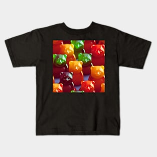 Gummy Bear Pattern Kids T-Shirt